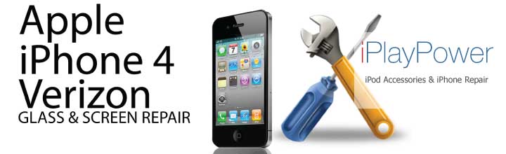 iPhone 4 Verizon Glass Screen Repair Fixed Today Under an Hour
